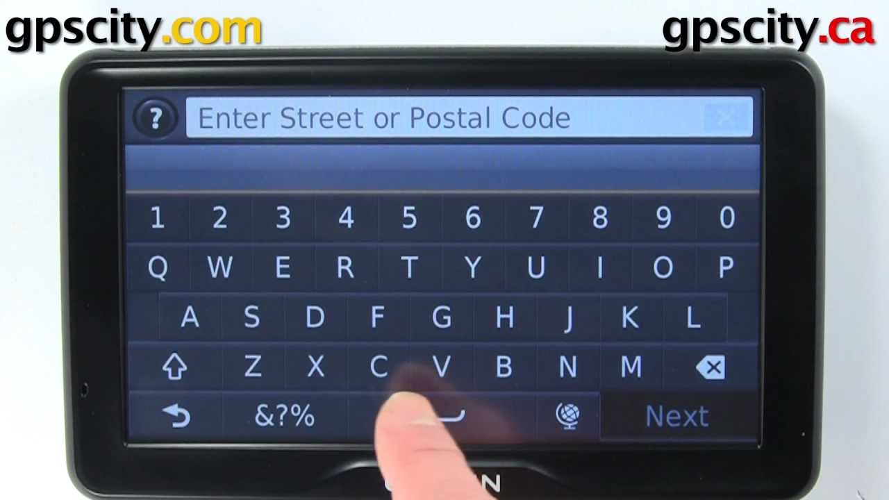 Garmin nuvi 2797LMT: Mark a Waypoint aka Favorite with GPS City