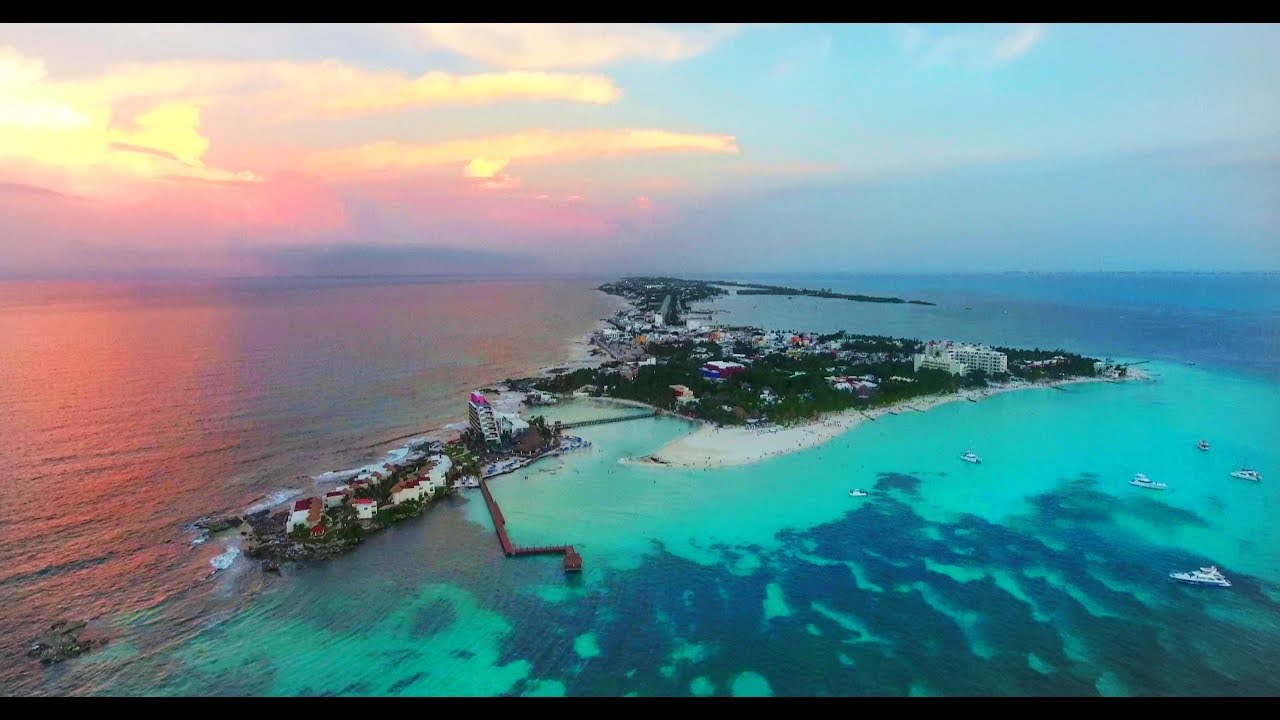 Isla Mujeres Drone Video 4k 2017