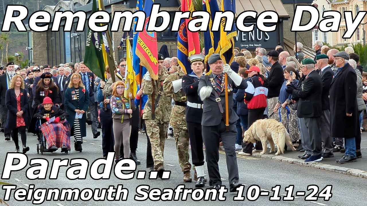 Honoring Remembrance Day Along Teignmouth’s Seafront - 10/11/24