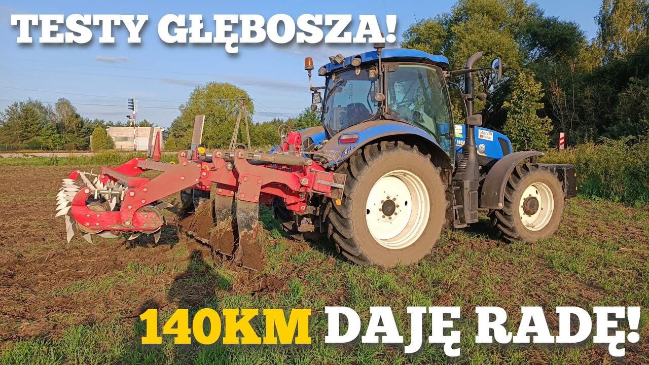 Testy głębosza Opall Agri Hektor 1 | New Holland T6.175 [vlog#187]