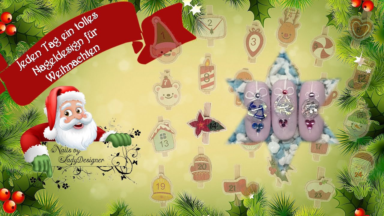 Tür 14 - Adventskalender 2025 - 3D Schneekugel / NailsbyLadyDesigner