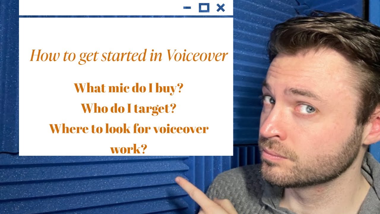 VOICE OVER TIPS | How to get started in Voice over