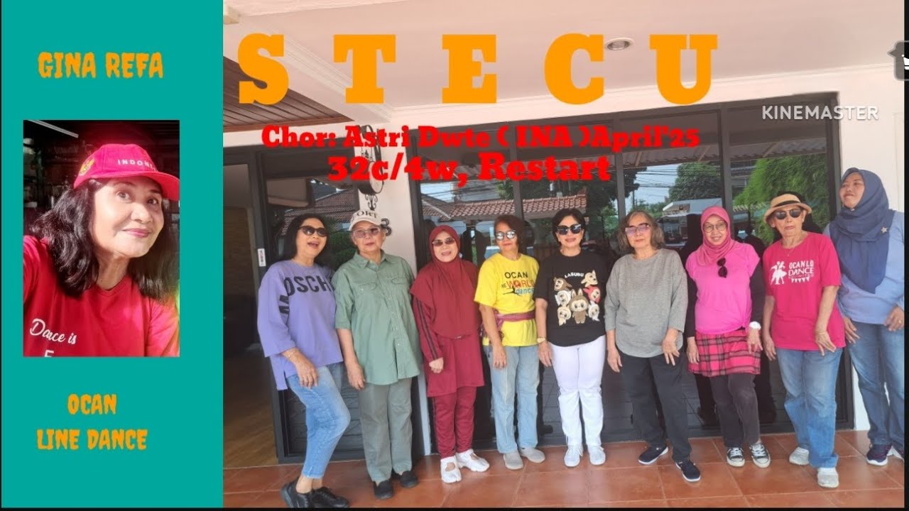 S T E C U  LINE DANCE , CHOR:  Astri Duwie ( INA) APR '25 DANCE OCAN LD