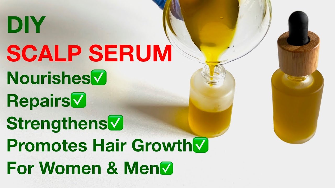 Nourishing, Repairing & Hair Growth SCALP SERUM For Women And Men (Get Rapid & Healthy Hair Growth)