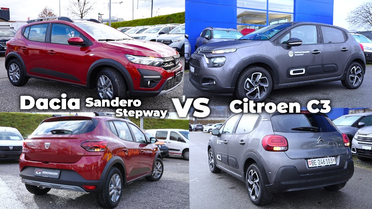Dacia Sandero Stepway 2021 vs Citroen C3 2021