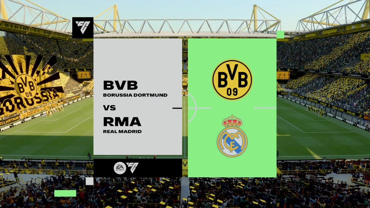 PS4 FC26 | Borussia Dortmund vs Real Madrid | Full Match | 4K UHD
