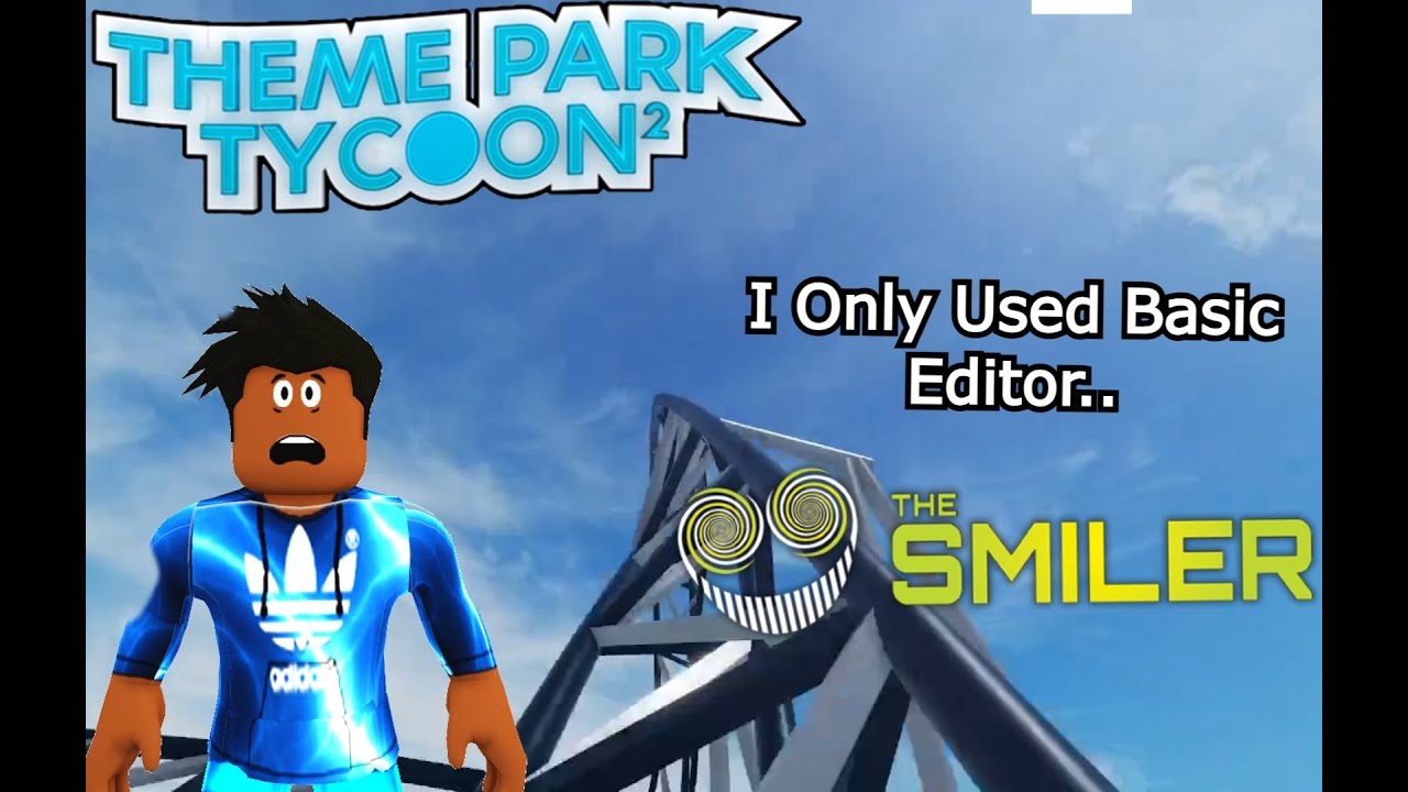 Building The Smiler Using Only Basic Editor *IMPOSSIBLE* Theme Park Tycoon 2 Roblox