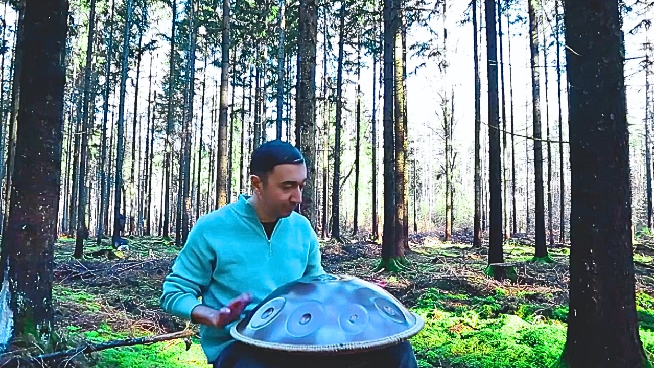 Forest Handpan Meditation with Birds | Deep Relaxation & Nature Sound Healing