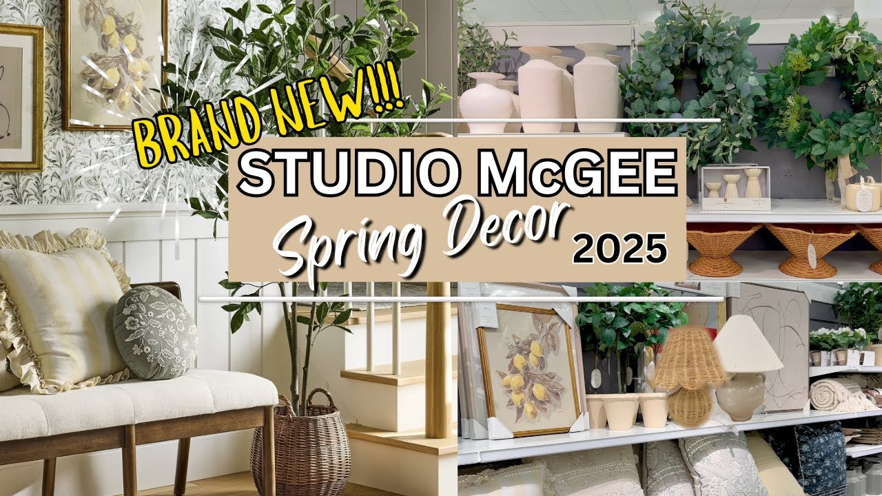 NEW Studio McGee 2025 Home Decor | New Spring Decor Collection | What's New : Target Shop with Me