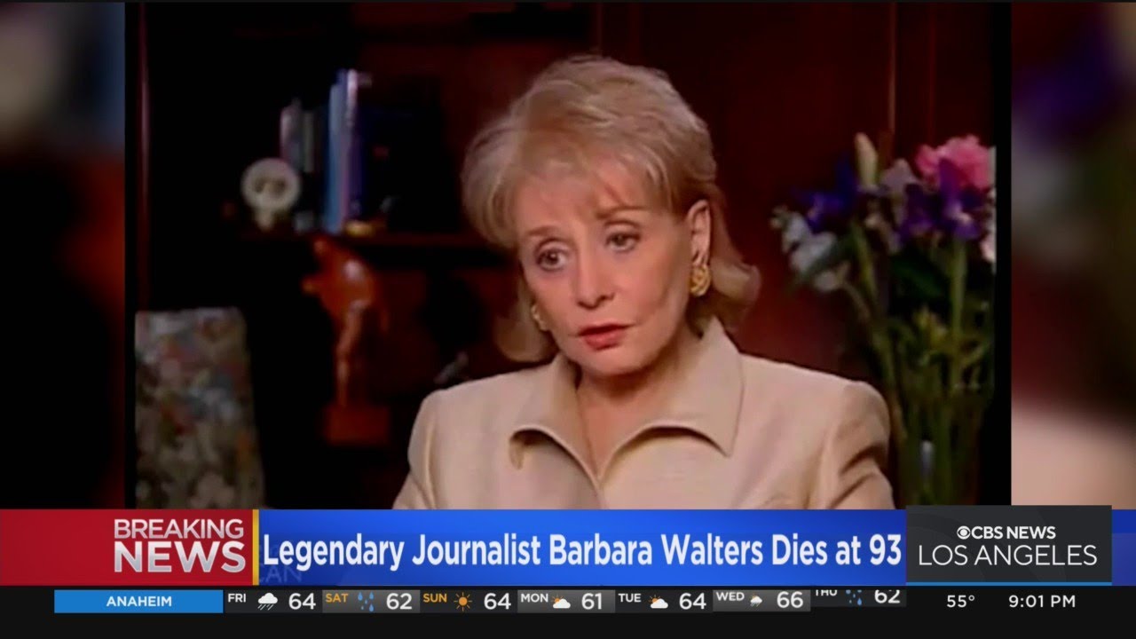 Legendary Journalist Barbara Walters dies at 93