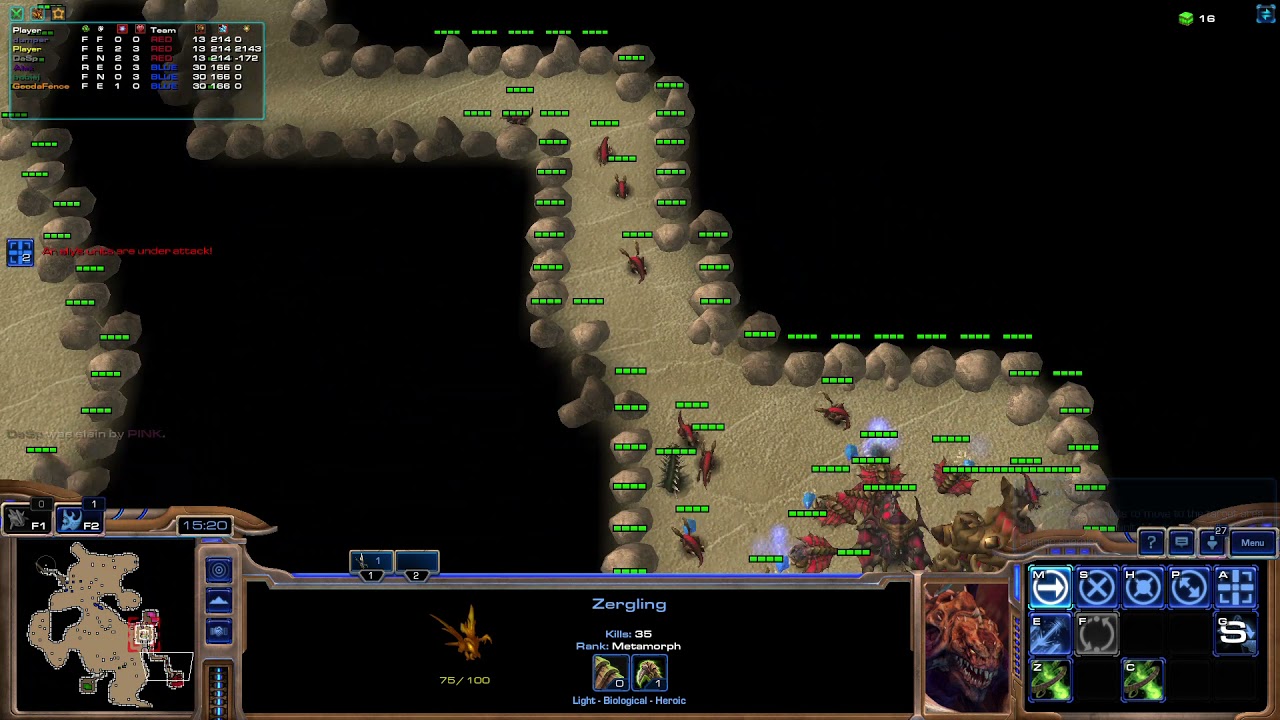 Starcraft 2 Arcade Sim Zergling
