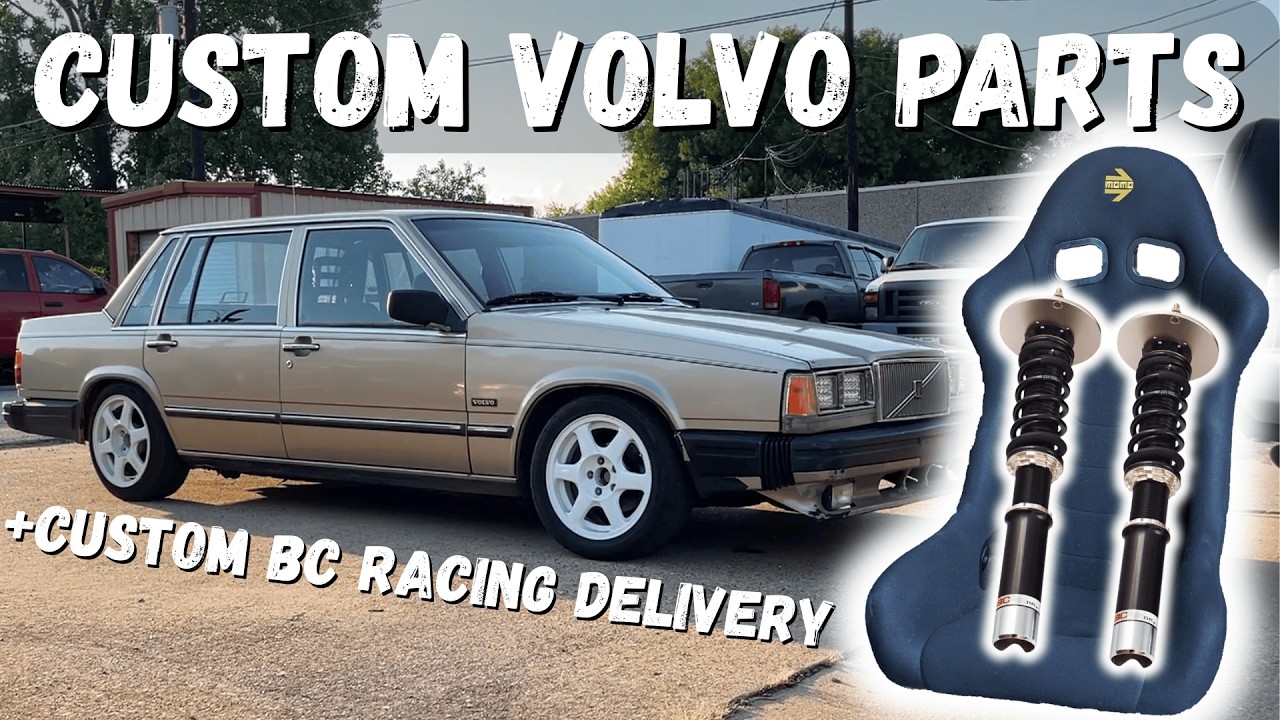 Volvo 740 CUSTOM Seat Rails AND BC Racing SPECIAL DELIVERY