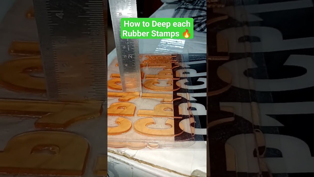 Polymer Stamps | Rubber Stamps | #rubberstampmaking #shorts
