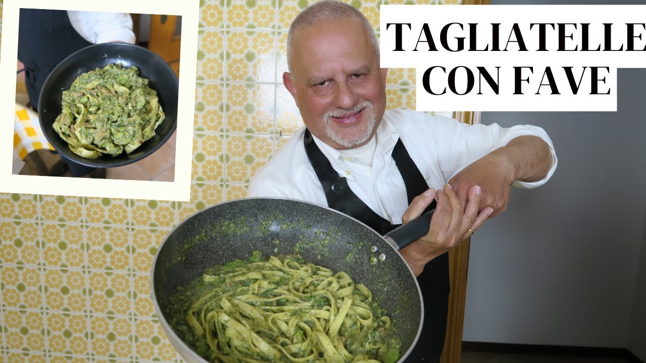Pasta con Fave, Guanciale Croccante e Finocchietto