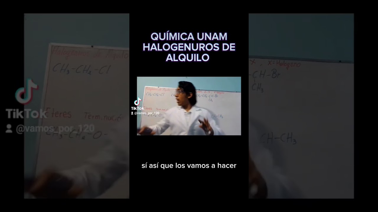 HALOGENUROS DE ALQUILO #examenunam #examendeadmision #vamospor120 #universidad