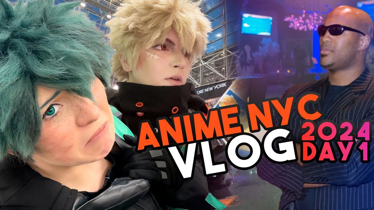 Getting past a BOUNCER in COSPLAY... | Anime NYC Vlog [ Day 1] My Hero Academia Cosplay