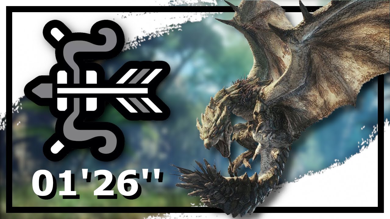 Rathian vs. Bow in 01'26