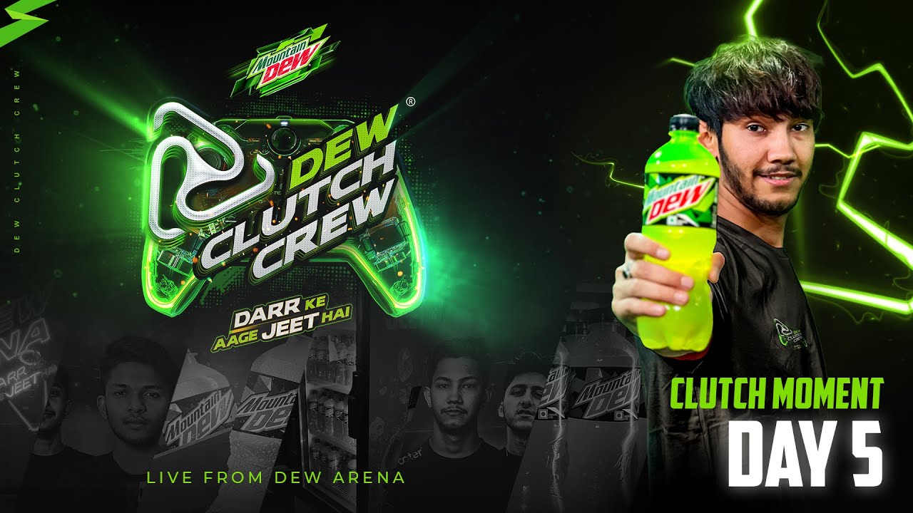 Dew Clutch Crew || Dew Arena Highlights - Day 5 @MountainDewIndia @pahadigamer_official