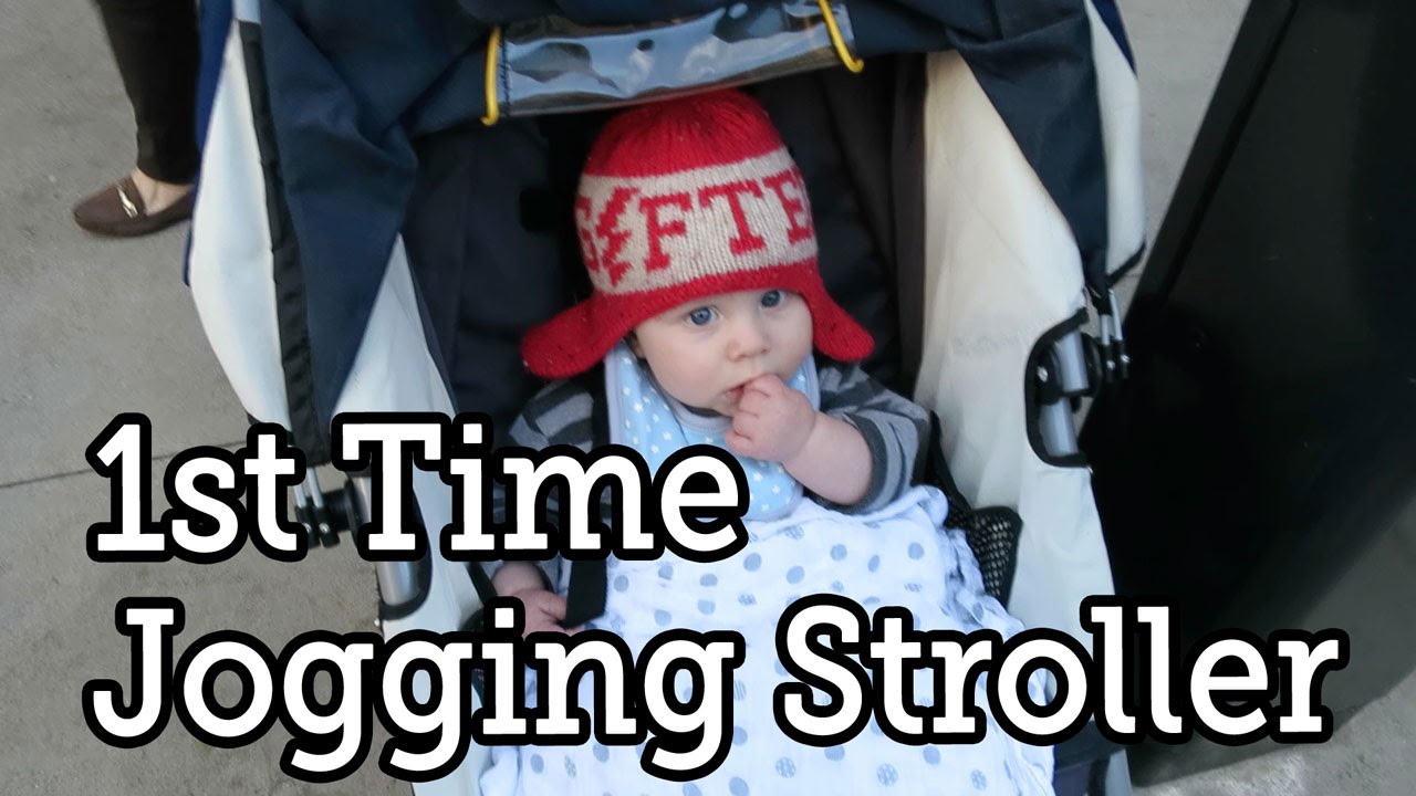 Dad & Baby's First Run With Jogging Stroller in Central Park