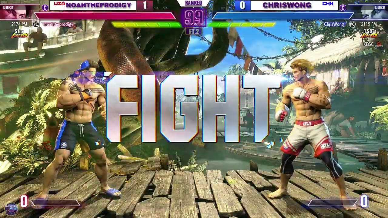 SF6 REPLAY 🔥 NOAHTHEPRODIGY (luke) VS CHRISWONG (luke) 🔥 High level gameplay