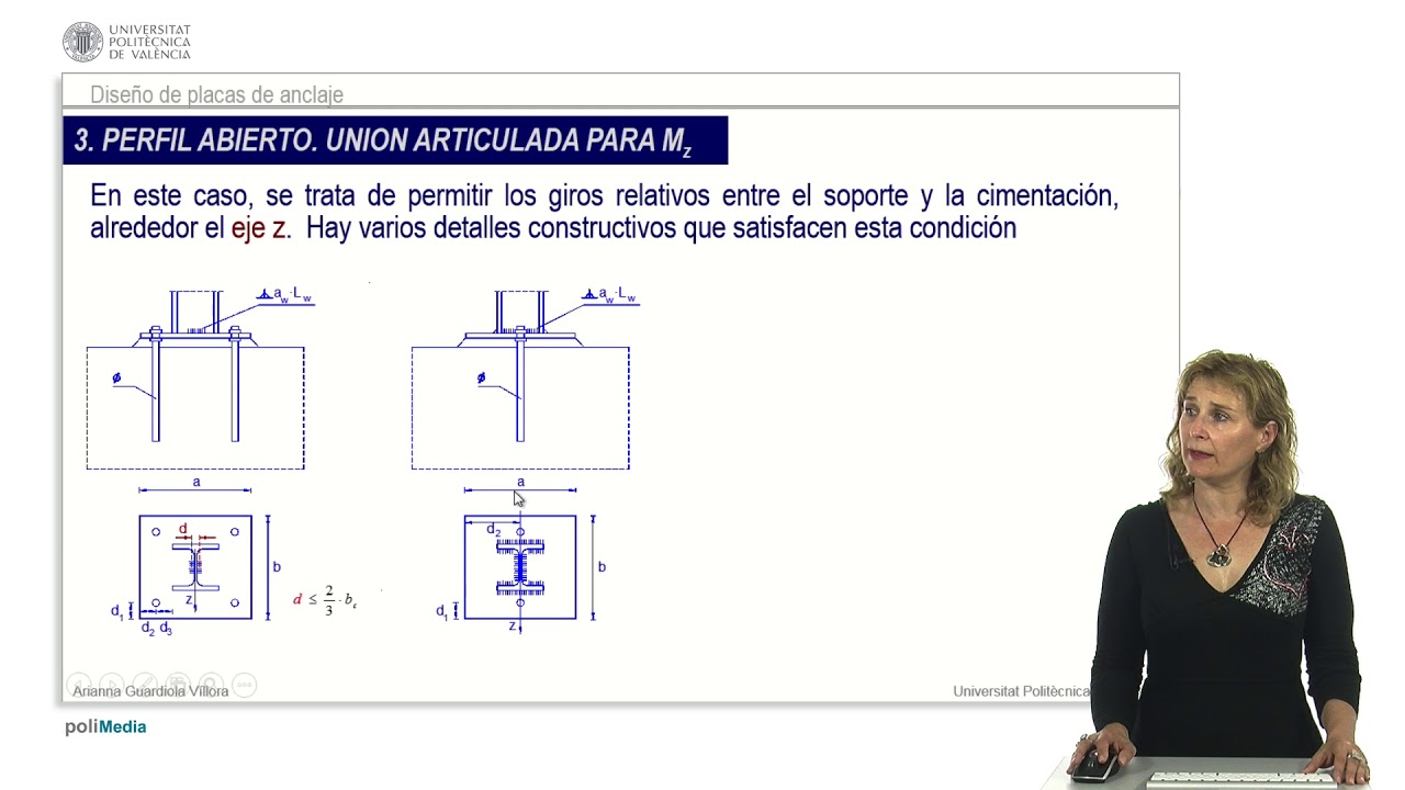 Diseño de placas de anclaje | 27/30 | UPV