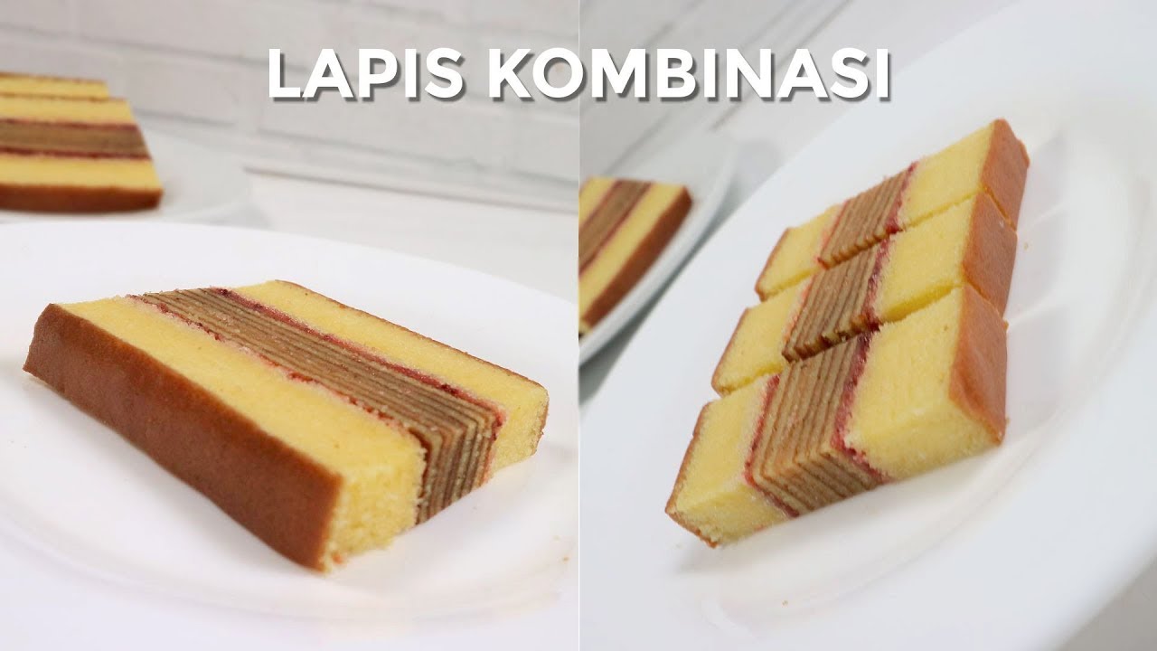 LAPIS KOMBINASI (LAPIS SURABAYA + LAPIS LEGIT) // SPEKKOEK LAYERS CAKE WITH VANILLA CAKE