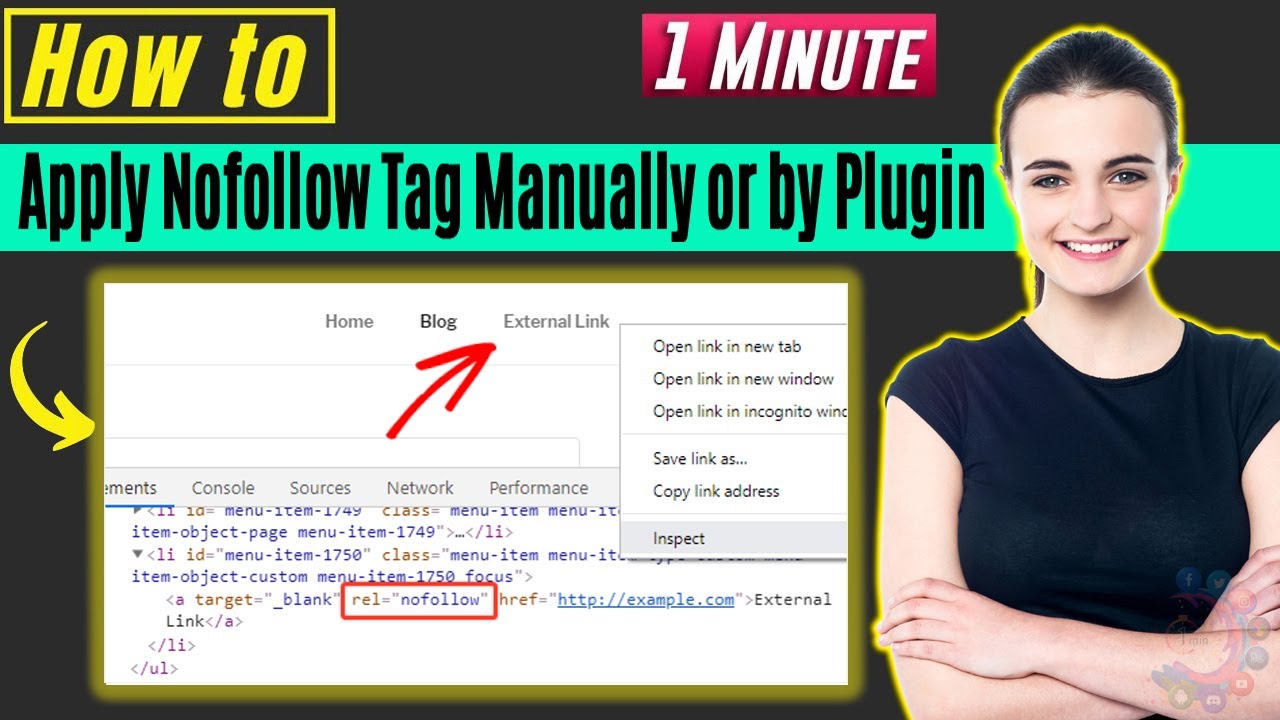 How to apply nofollow tag manually or by plugin 2026