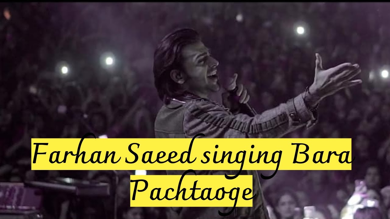 Farhan Saeed singing Bara Pachtaoge at KC College | Live In Concert | Farhan Saeed