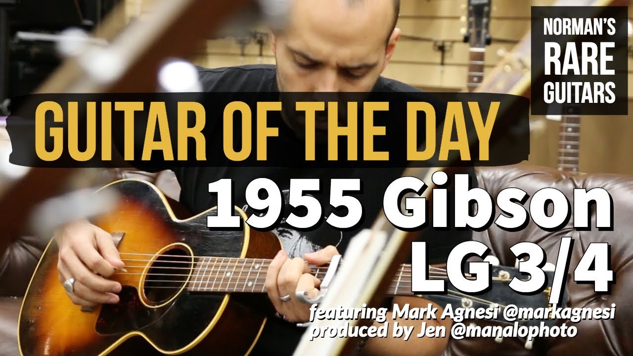 Guitar of the Day: 1955 Gibson LG 3/4 Sunburst | Norman's Rare Guitars