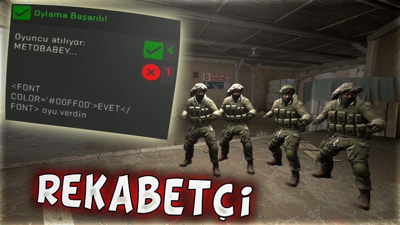 EFSANE REKABET&Ccedil;İ !! YANLIŞLIKLA MERTCAN'I BANLADIK (CS:GO)