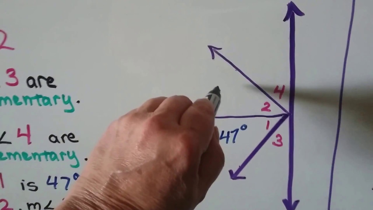 Geometry 1.4, Pairs of angles