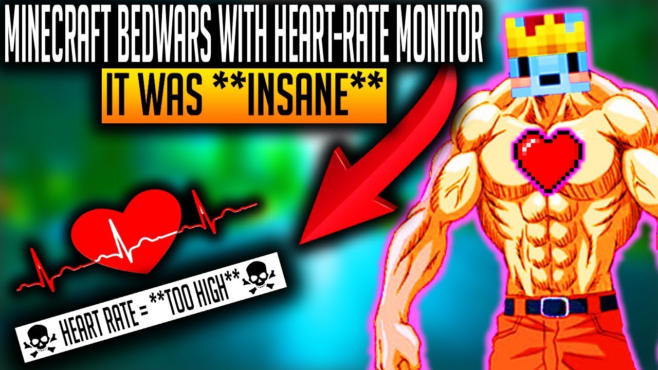 Bedwars with HEARTRATE MONITOR! | *INSANE* CLUTCH! | Hypixel Solo Bedwars | Minecraft / Hashito