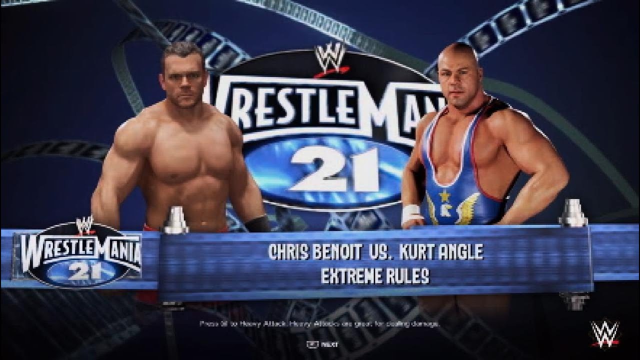 WWE 2K24 | Chris Benoit vs Kurt Angle | Extreme Rules Iron Man Match