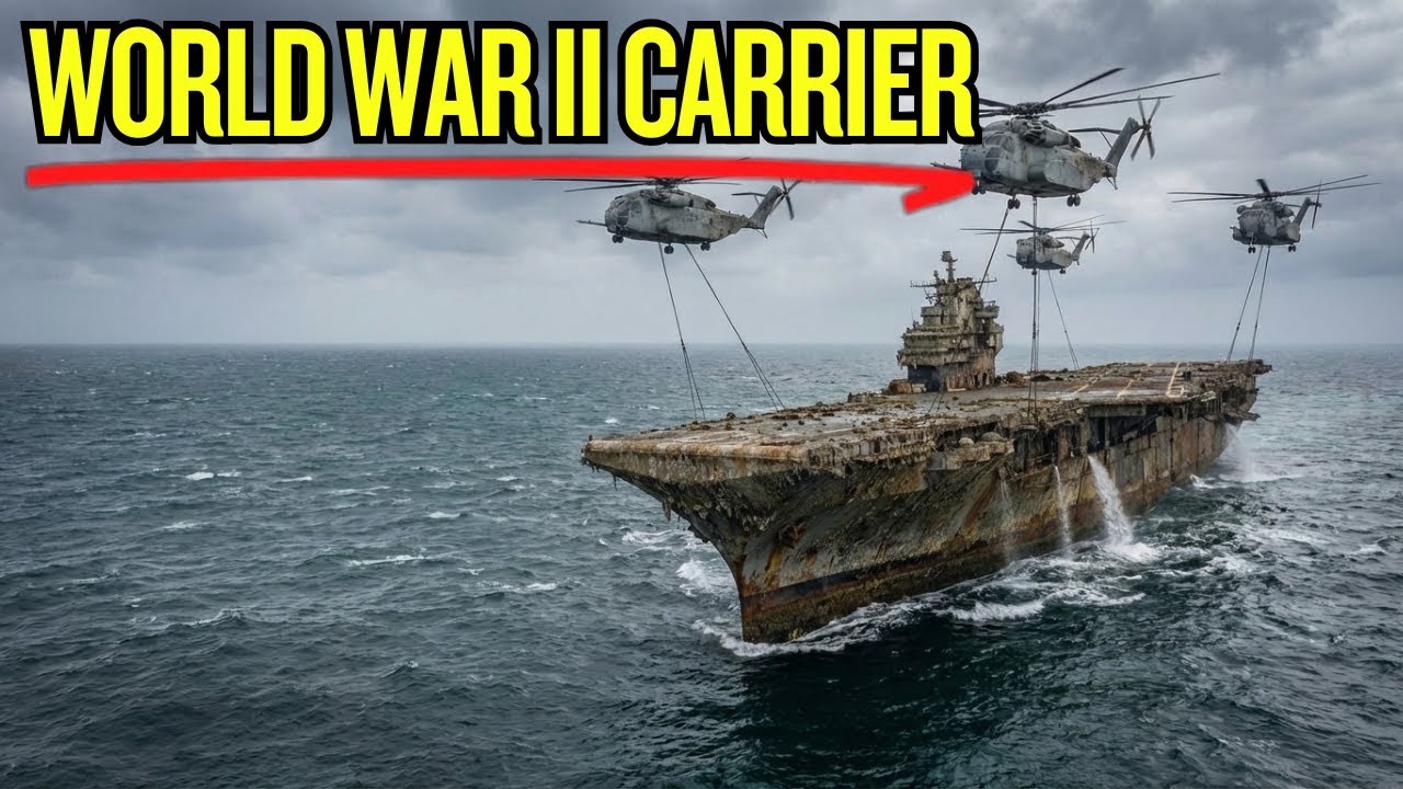 Restoring US Air Craft Carriers Destroyed in World War II