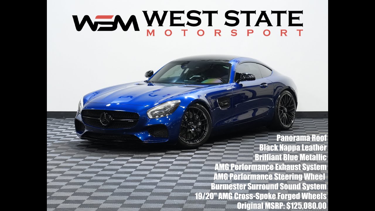 2017 Mercedes-Benz AMG GT West State Motorsport 