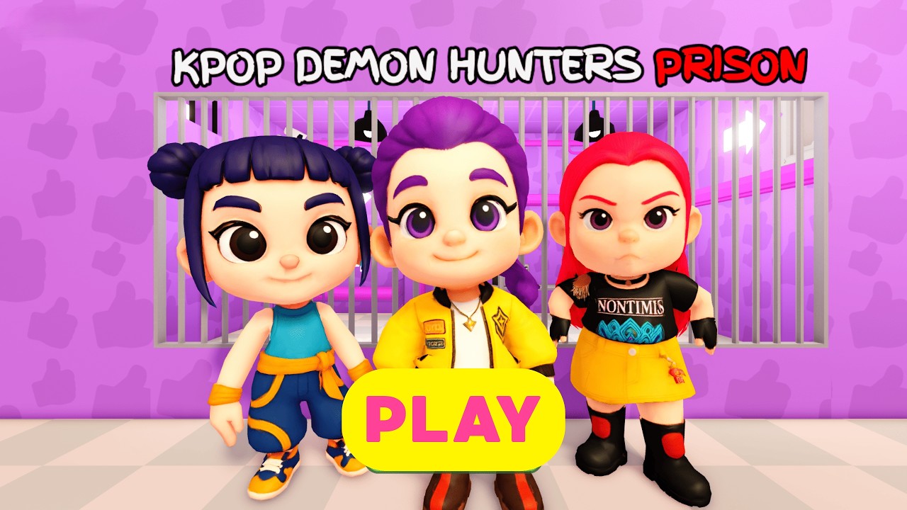 K-Pop Demon Mini-Hunters ESCAPE Prison! 🐣 | Roblox Obby