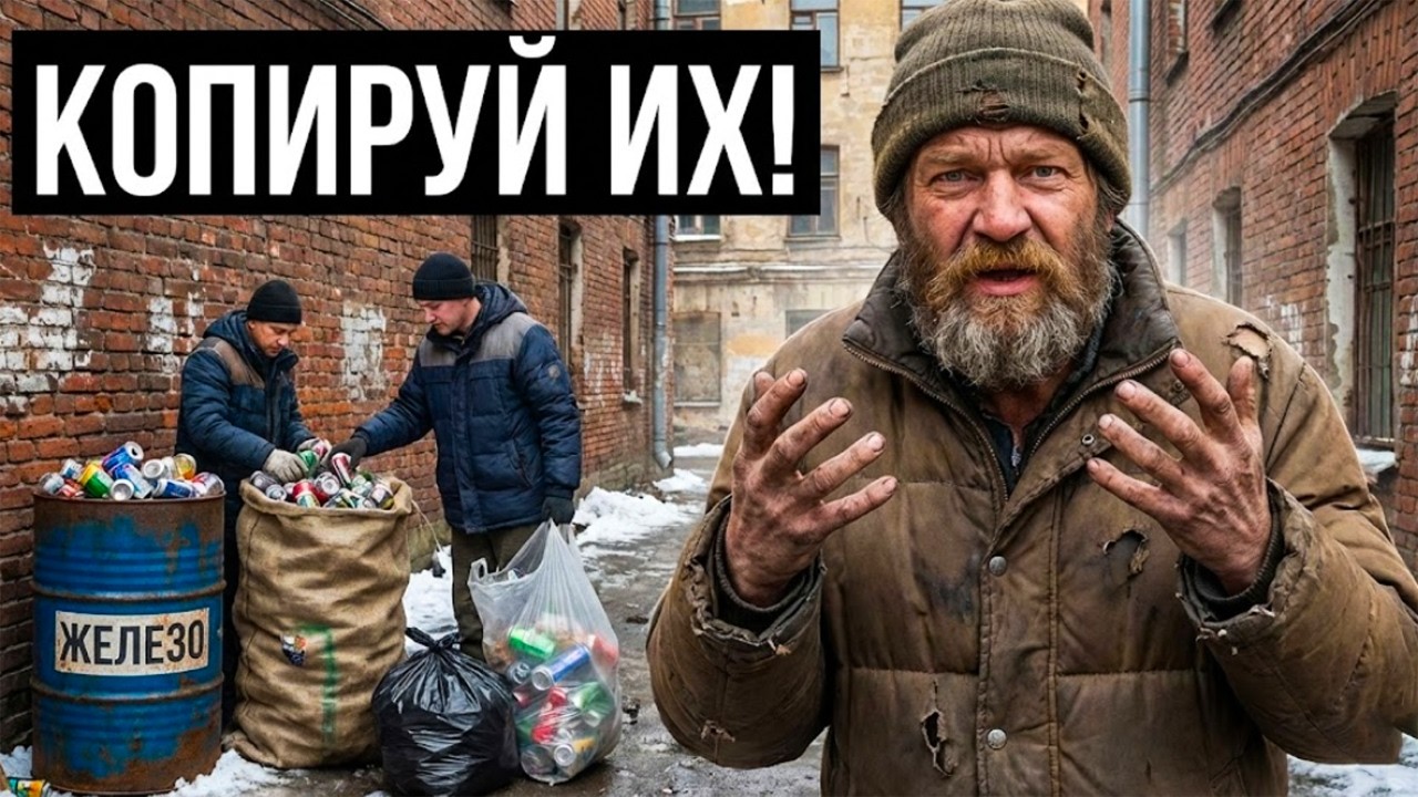 Откуда У Них Деньги? 7 Скрытых Способов Заработка Бездомных!