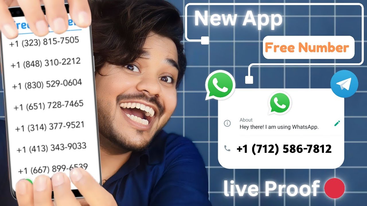 Free phone number for whatsapp | Whatsapp fake account kaise banaye