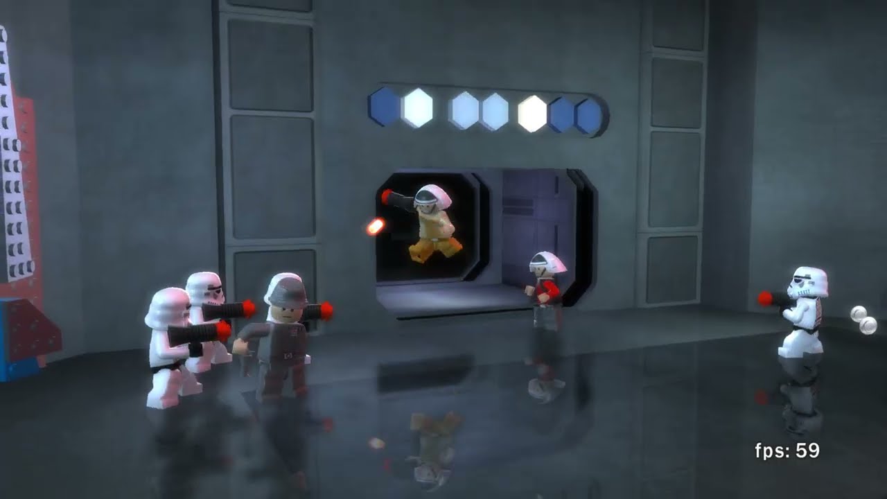 LEGO Star Wars The Complete Saga - Death Star Escape - Chaos Mod Edition (with FPS Counter)