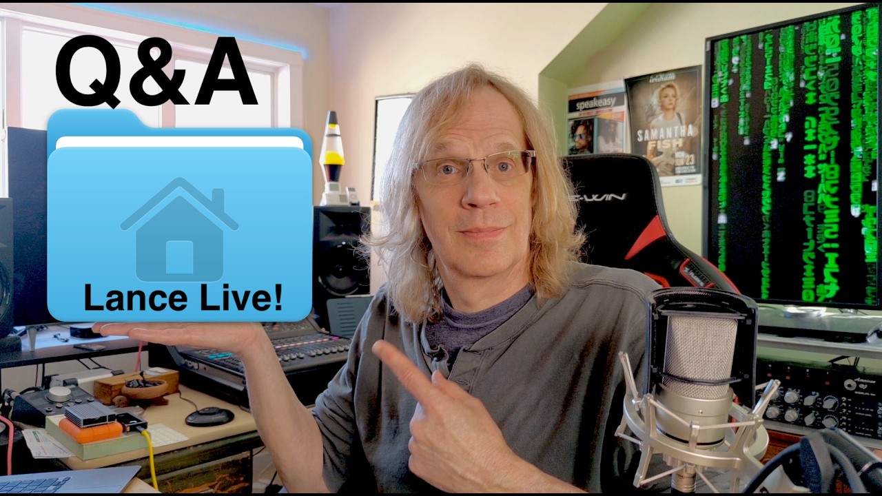 Ask Lance Live: Let’s talk Mac mini Home Folder setups and storage. Q&A