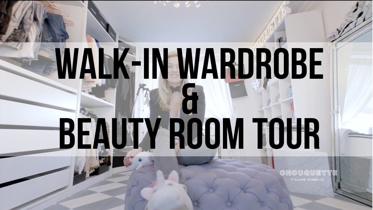 Iam CHOUQUETTE Walk-in Wardrobe/Office & Beauty Room Tour plus Q&A