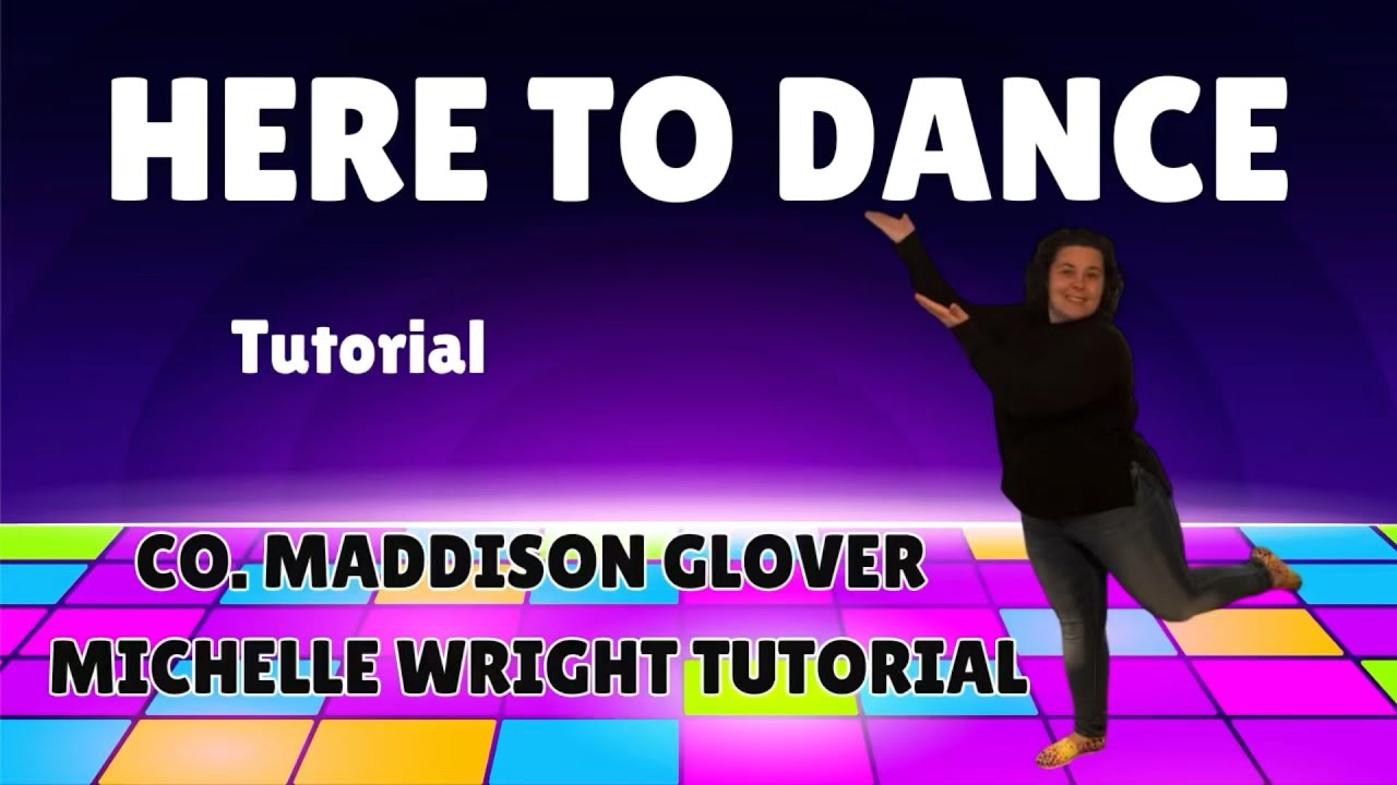 Here to Dance Line dance tutorial Improver choreography by Maddison Glover