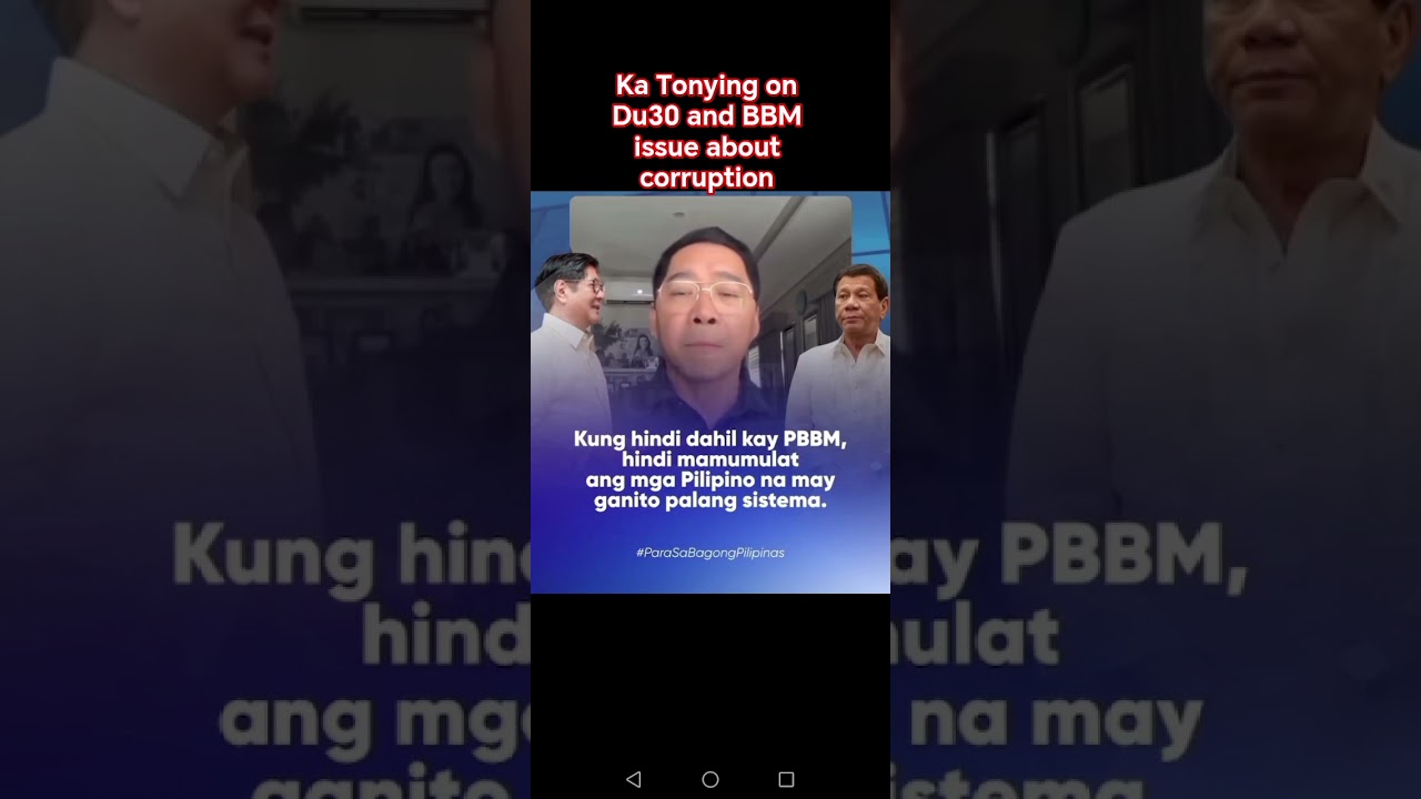 Tama ka Ka Tonying #stopcorruption #floodcontrolprojects #bbm #dds