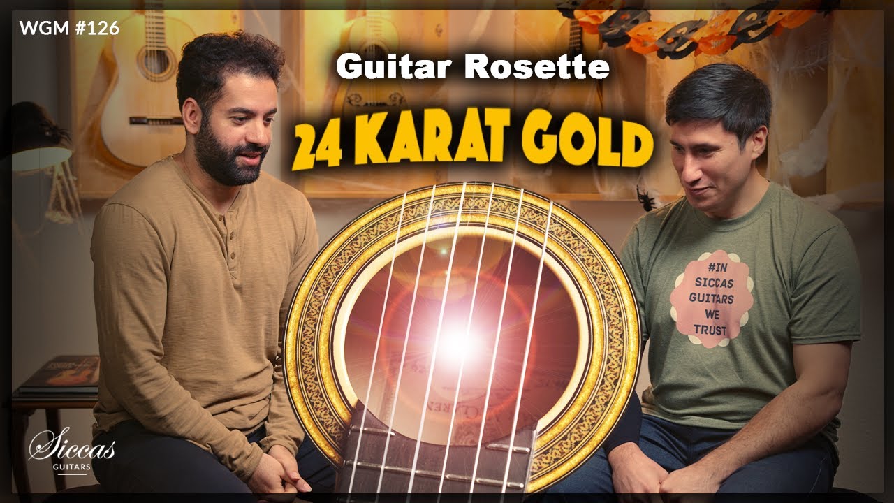 Loudest Guitar? 24 Karat Gold on Rossette! Let's review! Weekly Guitar Meeting #126 | Siccas Guitars