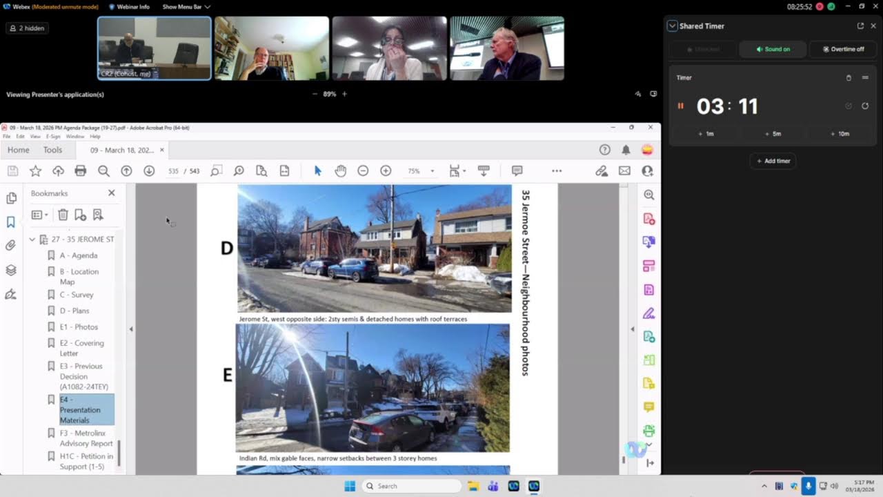 Committee of Adjustment, Public Hearing, Toronto and East York, March 18, 2026 (PM)