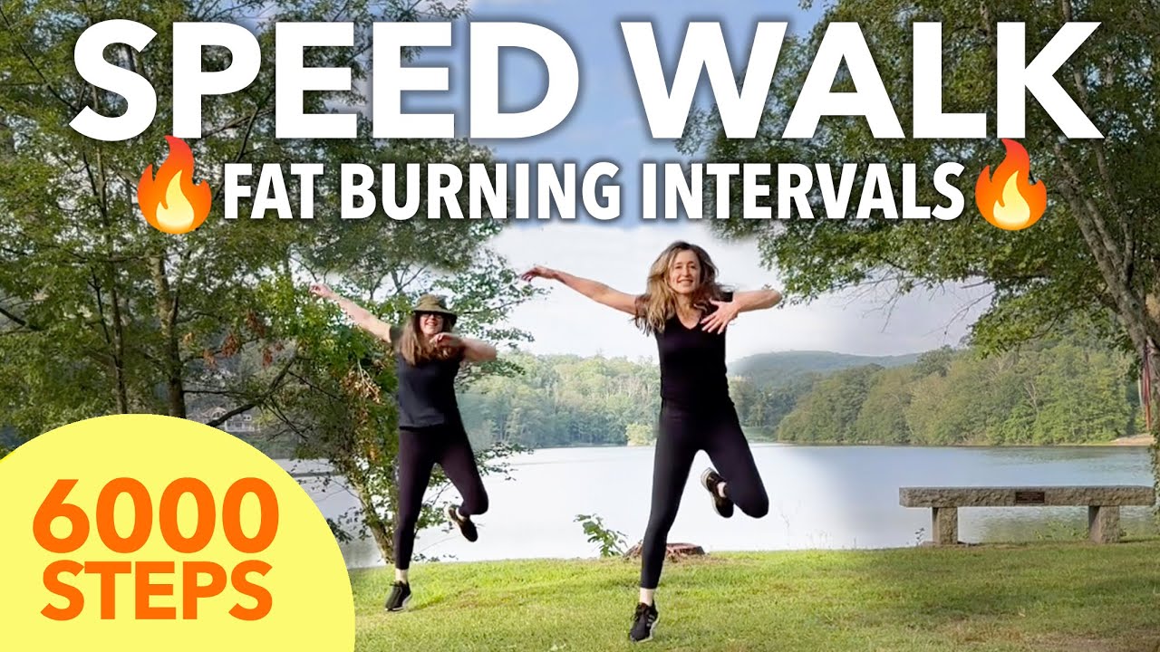 Fat Burn Zone Speed Walk #35 - 6000 steps (42 MIN)