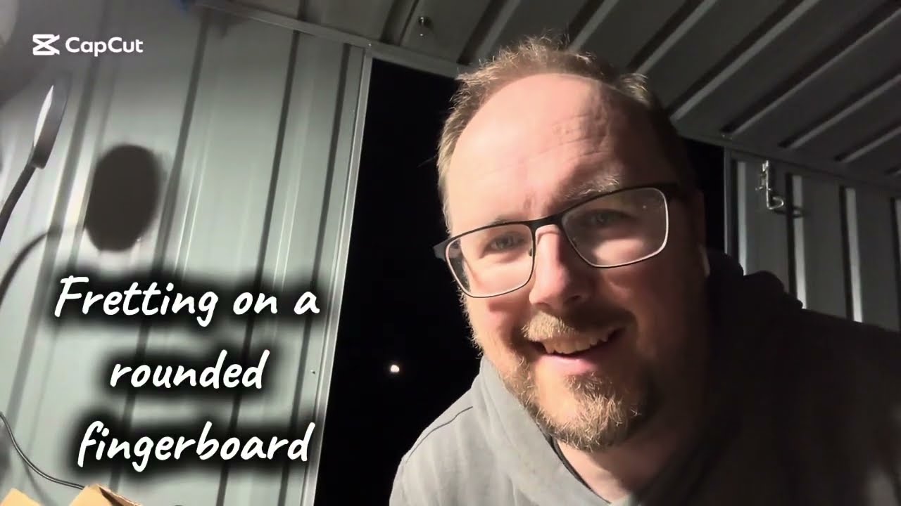 Dressing the frets on a rounded fingerboard 