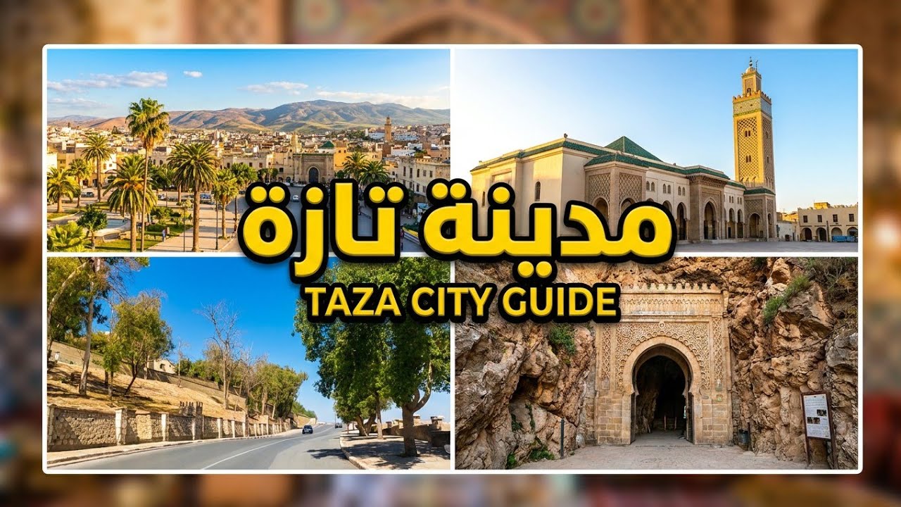 🟢 جولة في مدينة تازة ville de taza 