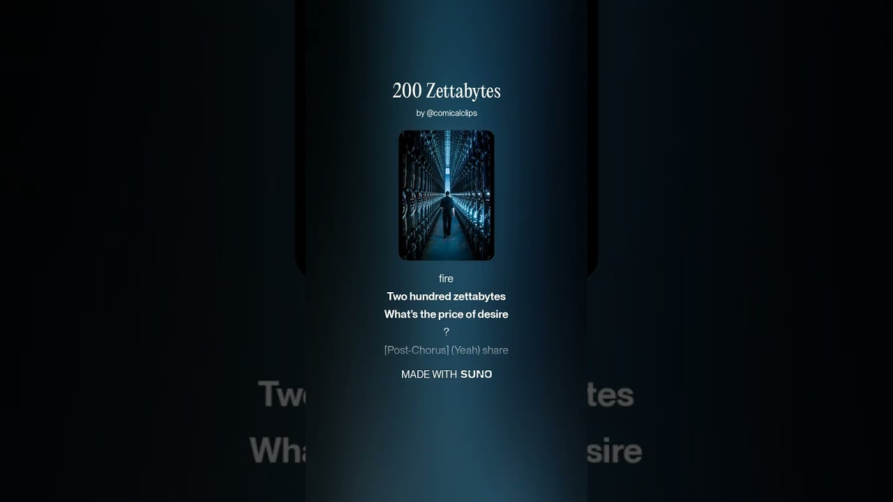200 Zettabytes — Sounds, Songs & Frequencies | Official Audio / Suno Exclusive #music