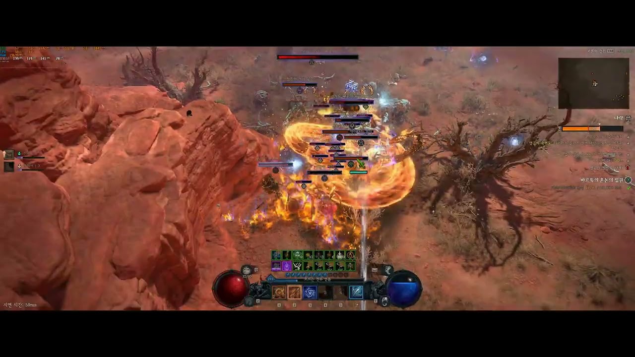 Diablo4 S10 Pit tier 125 clear Burn hydra